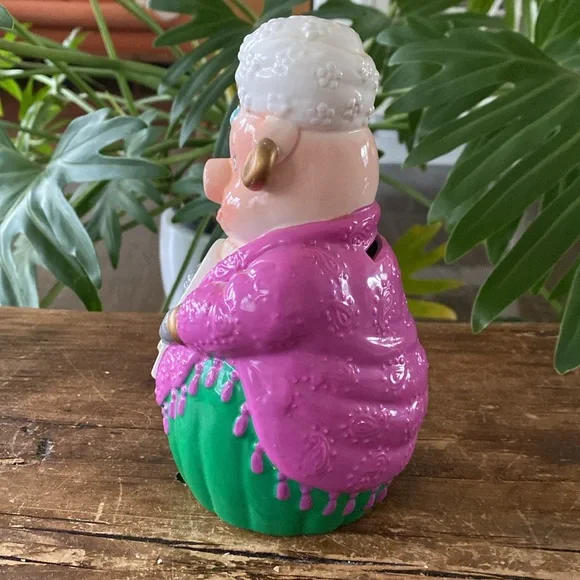 RARE Vintage Enesco Marjorie Sanat “Squeal of Fortune” Piggy Bank. - Picture 3 of 9